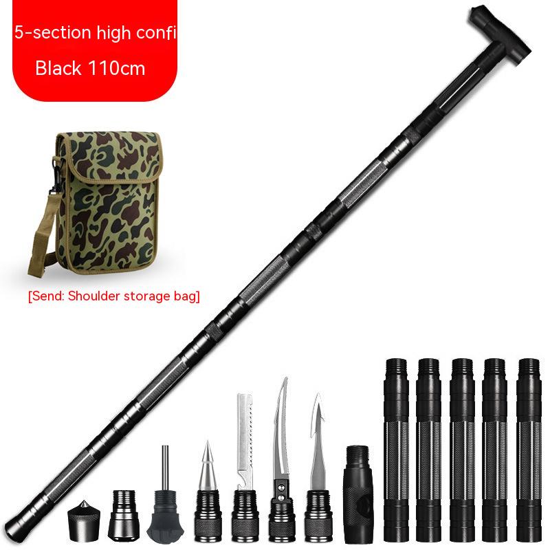 Outdoor Multifunctional Self-defense Stick Alpenstock - NJPH Best Selling 