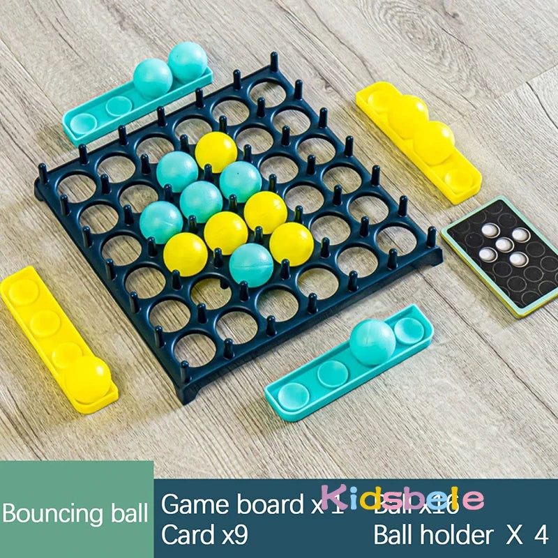 Kids Ball Bouncing Game Parent-child Interaction Board Game Toddler Toss Ball Game Fun Party Game - NJPH Best Selling 