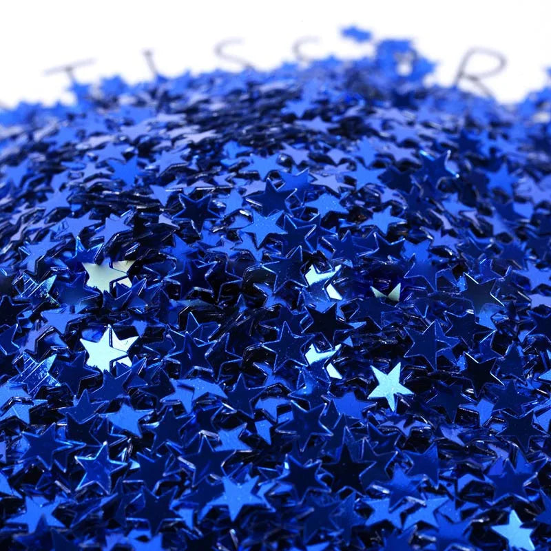 6mm five-pointed star beads wedding party decoration crystal mud filling material nail sequins clothing accessories materials - NJPH Best Selling 