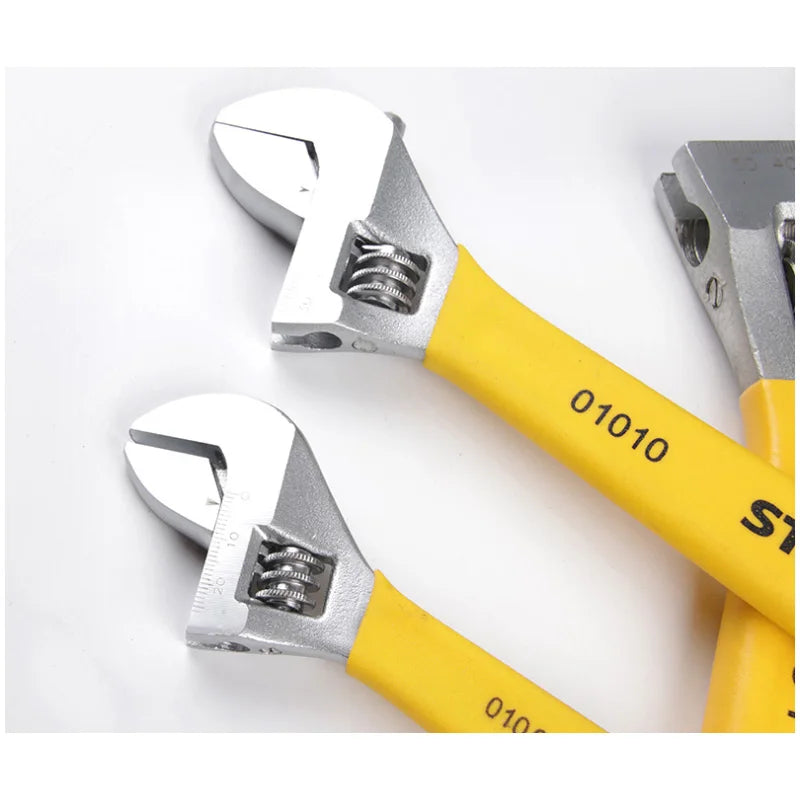 Stanley american brand nut adjustable wrench universal mini small big spanner wrench adjustable head jaw repair tool wrench car - NJPH Best Selling 