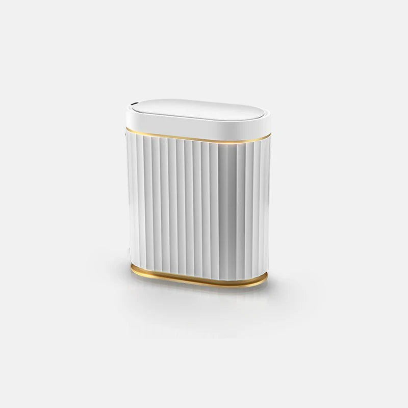 7L Smart Sensor Trash Can For Kitchen Garbage Tin For Bathroom Light Luxury Family Living Room Cracks Trash Bin Cubo Basura - NJPH Best Selling 