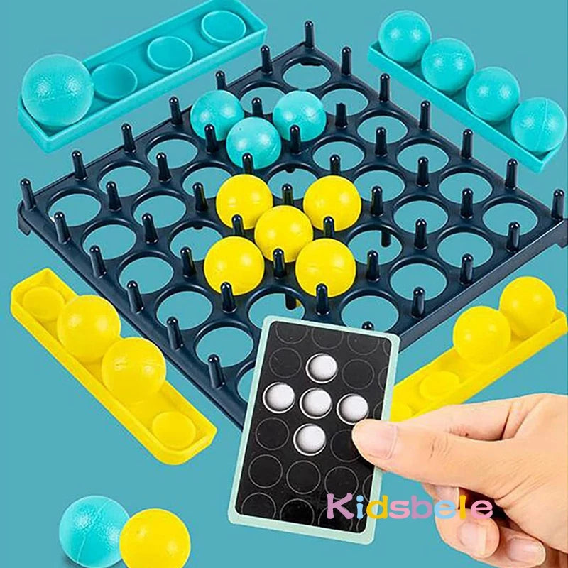 Kids Ball Bouncing Game Parent-child Interaction Board Game Toddler Toss Ball Game Fun Party Game - NJPH Best Selling 