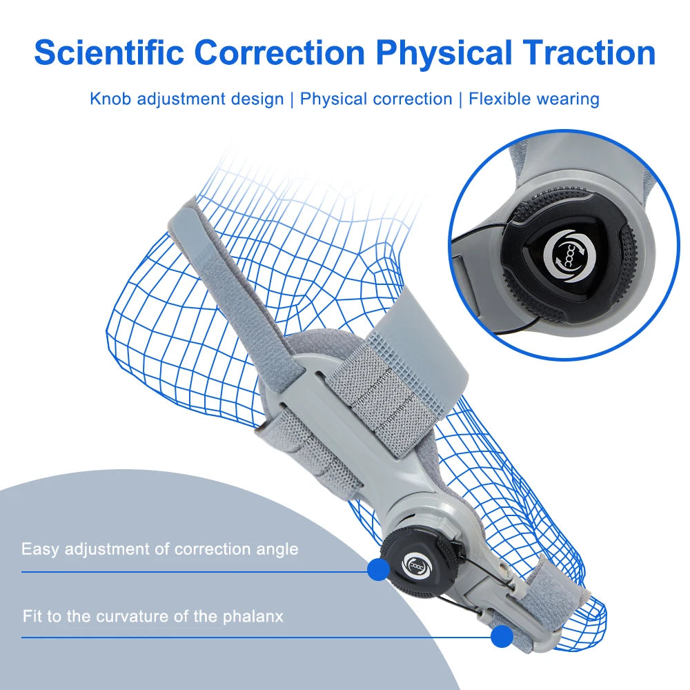 Bunion Corrector Unisex Foot Hallux Valgus Braces Rotatable Toe Separator Straightener Adjustable Pedicure Finger Toe Corrector - NJPH Best Selling 
