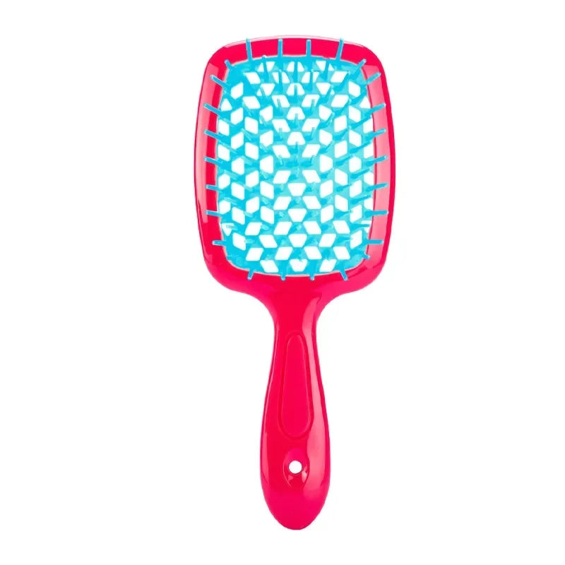 Tangled Hair Brush Detangling Hair Brush Massage Brush Hollow Out Wet Curly Hair Brushes Barber Comb Salon Hair Styling Tools