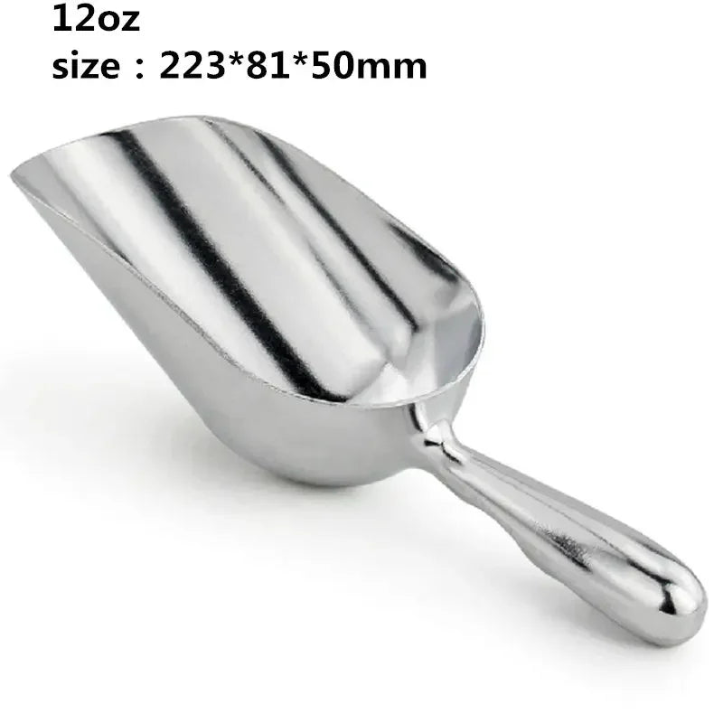 Aluminum Ice Scoop Dry Goods Shovel Bar Ice Scoop 6/12/24/38oz - NJPH Best Selling 