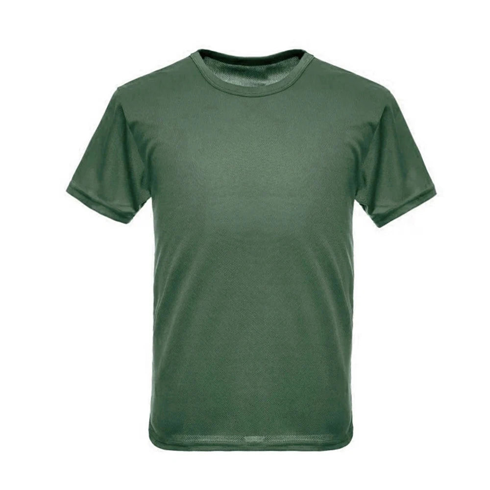 Camouflage Tactical Shirt Short Sleeve Men's Breathable Quick Dry Combat T-Shirt Outdoor T Shirt Camo Hiking Hunting Shirts - NJPH Best Selling 