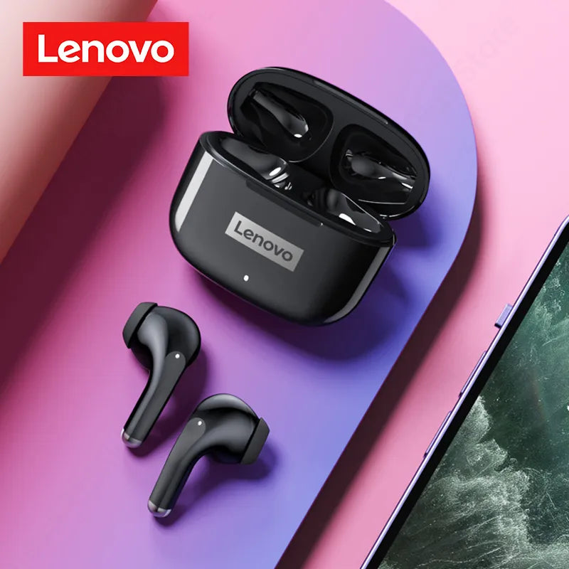 Original Lenovo LP40 Pro TWS Earphones Wireless Bluetooth 5.1 Sport Noise Reduction Headphones Touch Control 250mAH 2022 New - NJPH Best Selling 