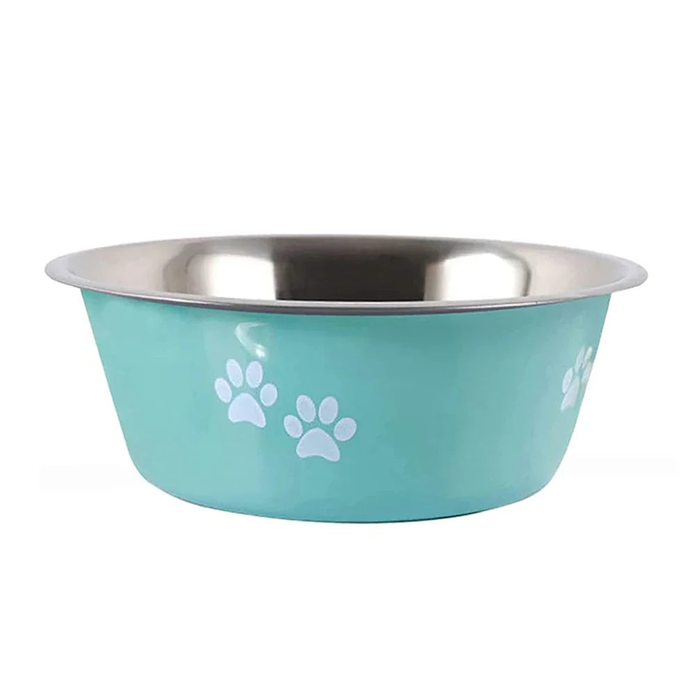 Non-slip Dog Bowls For Small Medium Large Dog Feeder Bowls And Drinkers Stainless Steel Pet Feeders Pets Dogs Accessories - NJPH Best Selling 