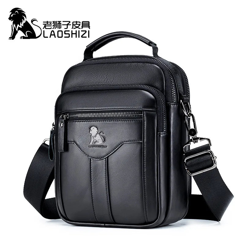 New Handbag Men's Bag Genuine Leather Shoulder Bag Husband luxury design messenger bag crossbody bags for men - NJPH Best Selling 