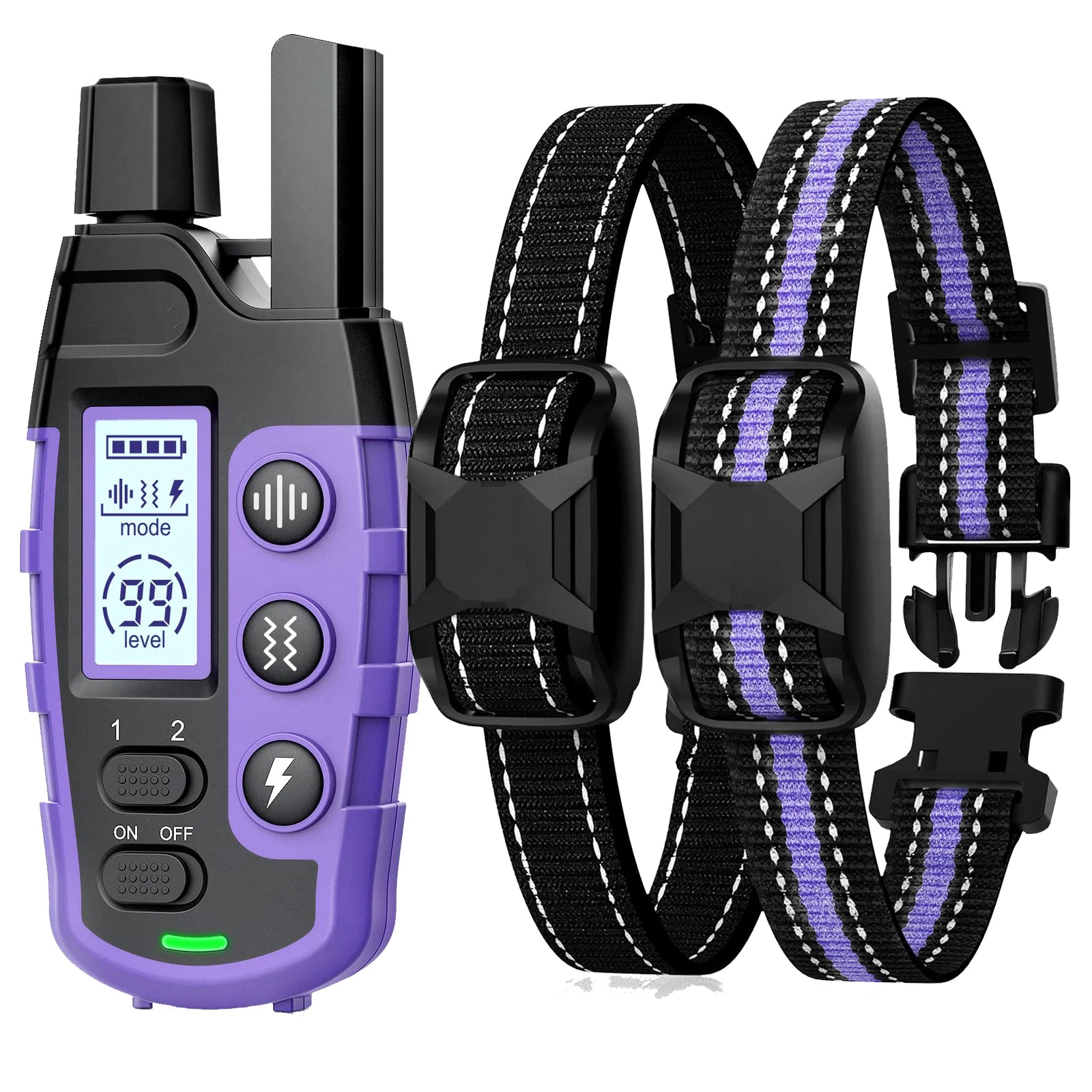 3300Ft Electric Dog Training Collar Remote Control Waterproof Pet BehaviorFor 5-120lbs Puppy With Shock Vibration - NJPH Best Selling 