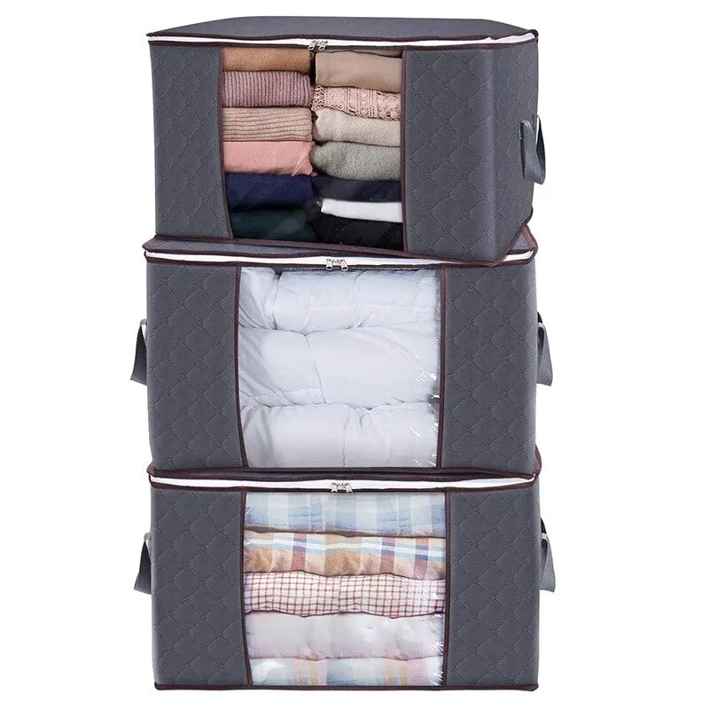 6pcs/set Clothes Storage Bags Upgraded Foldable Fabric Storage Bags Storage Containers For Organizing Bedroom - NJPH Best Selling 