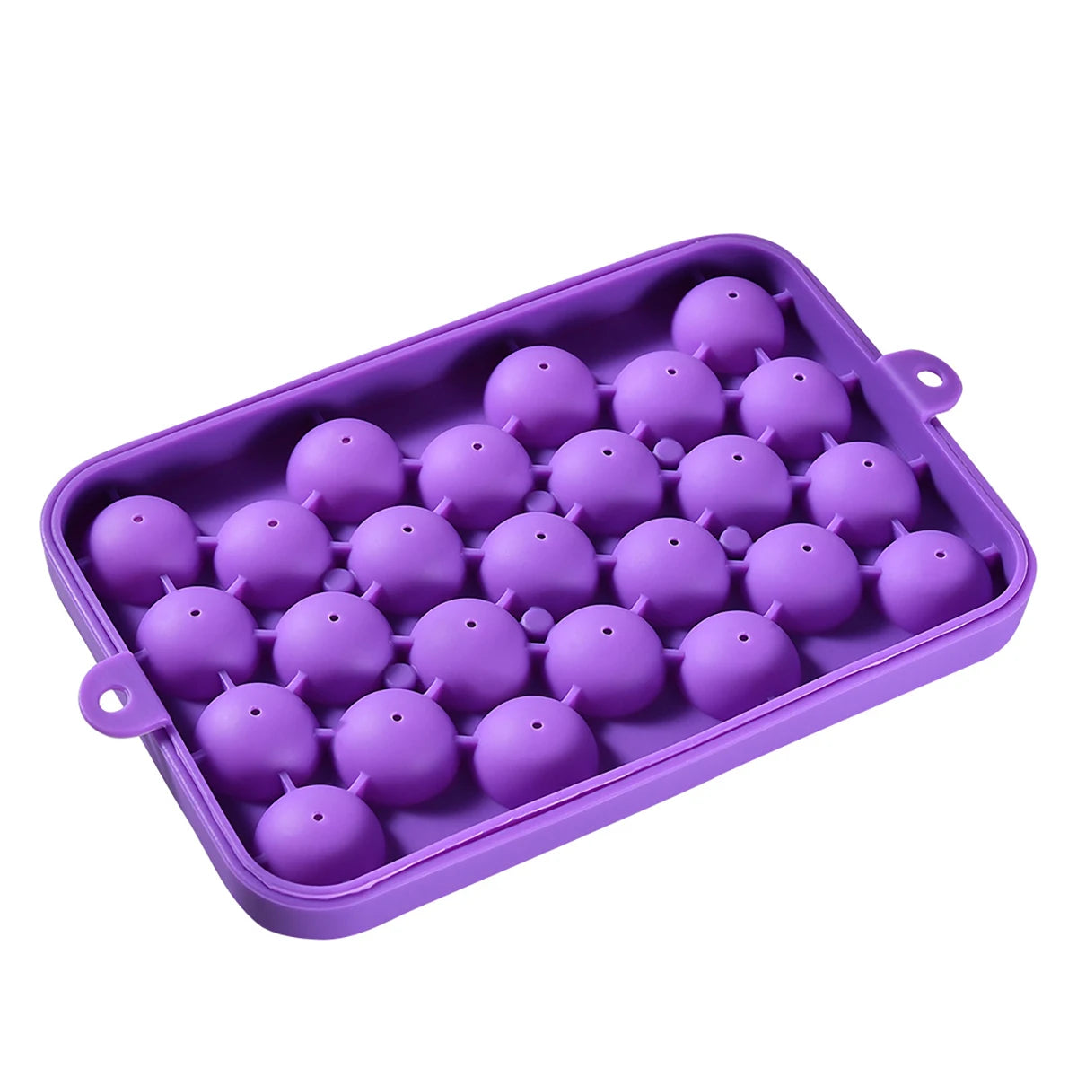 25 Grids Silicone Ice Grid Ball Ice Cube Mold with Cover Ice Storage Box Easy to Demould Bar Home Party Kitchen Tools - NJPH Best Selling 