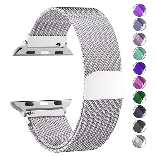 Magnetic Strap for Apple Watch bands 44mm 40mm 49mm 45mm 41mm 42mm 38mm 45 mm Metal bracelet iwatch series 3 6 7 8 9 SE ultra 2 - NJPH Best Selling 