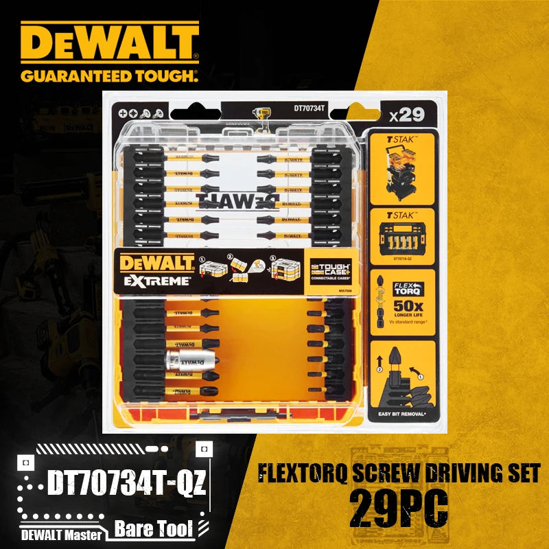 DEWALT Drill Drive Screwdriving Bit Set DWANGFT100SET DT71563 DT70758 DT70705 DT70732T DT70730T DT70702 Power Tool Accessories - NJPH Best Selling 