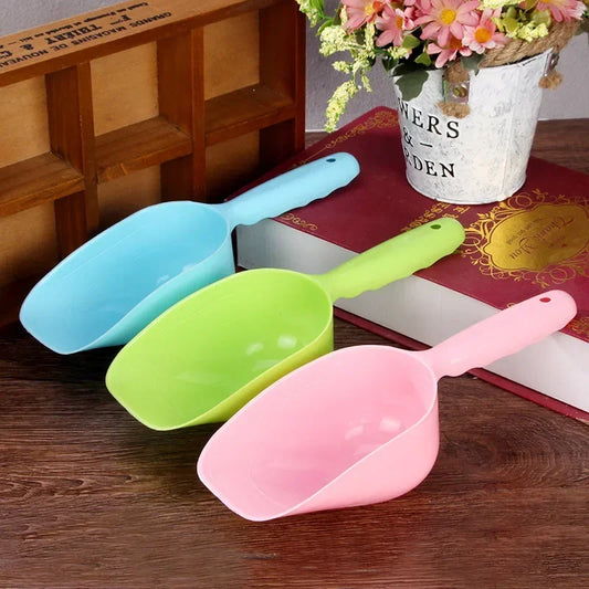 Multi-Color Pet Plastic Feeding Shovel Cat Food Spoon Dog Large Capacity Food Feeder Pet Accessories Product - NJPH Best Selling 