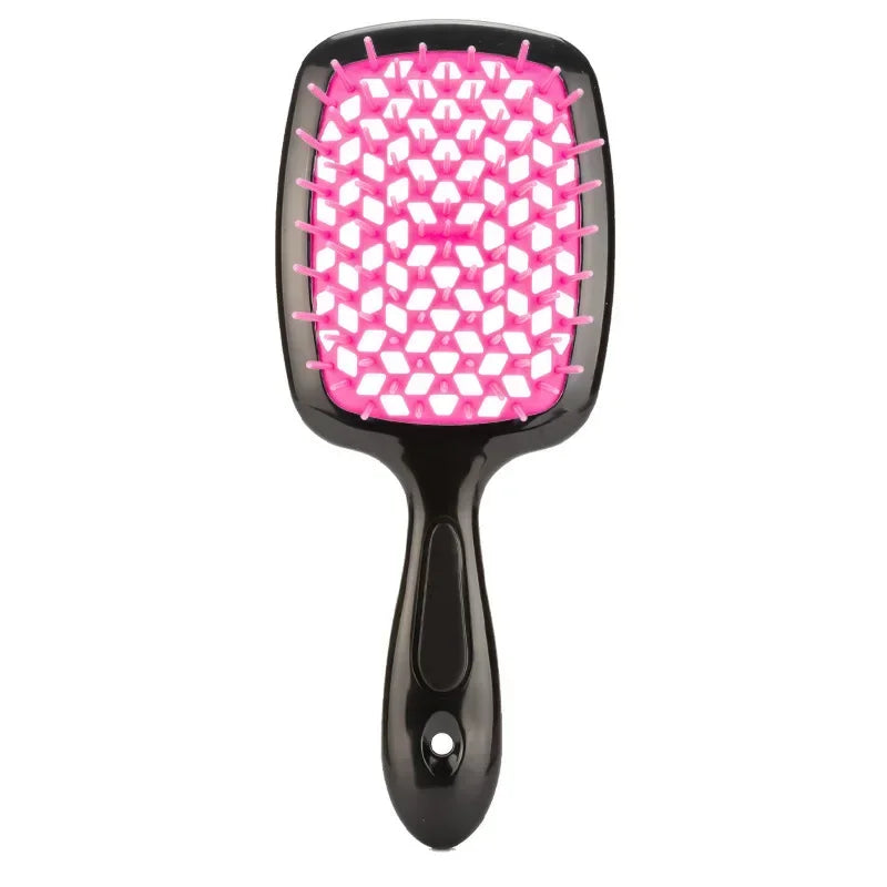 Tangled Hair Brush Detangling Hair Brush Massage Brush Hollow Out Wet Curly Hair Brushes Barber Comb Salon Hair Styling Tools