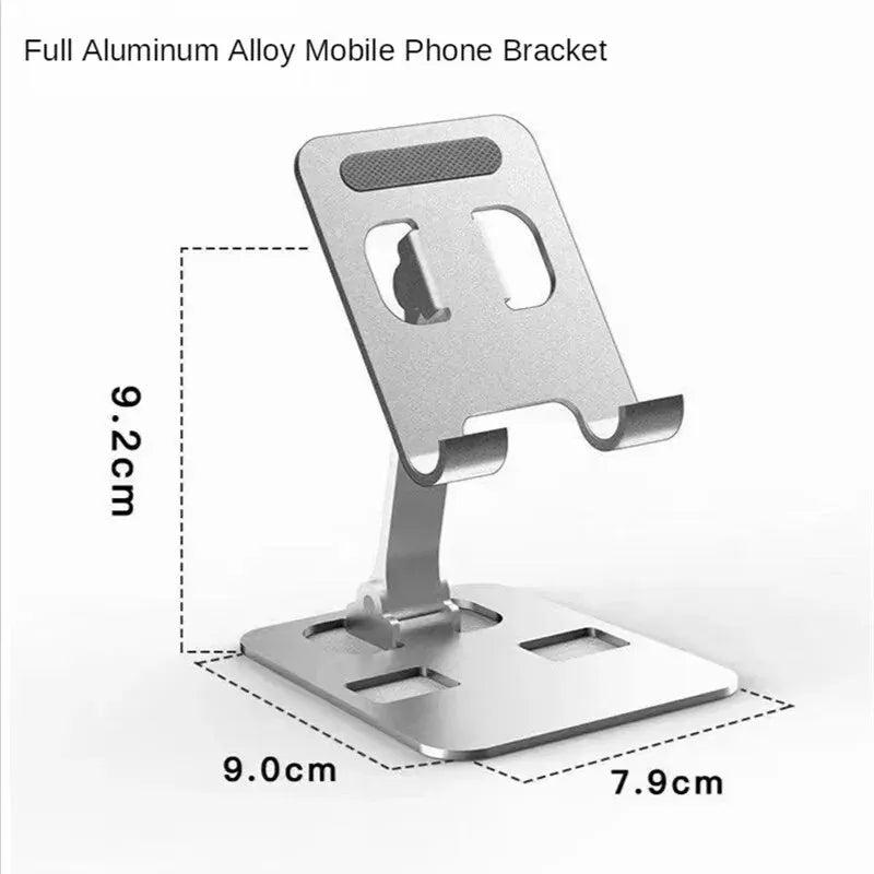 Universal Aluminum Alloy Portable Tablet Holder For iPad Adjustable Flexible Folding Lazy Desktop Live Mobile Phone Stand Mount - NJPH Best Selling 