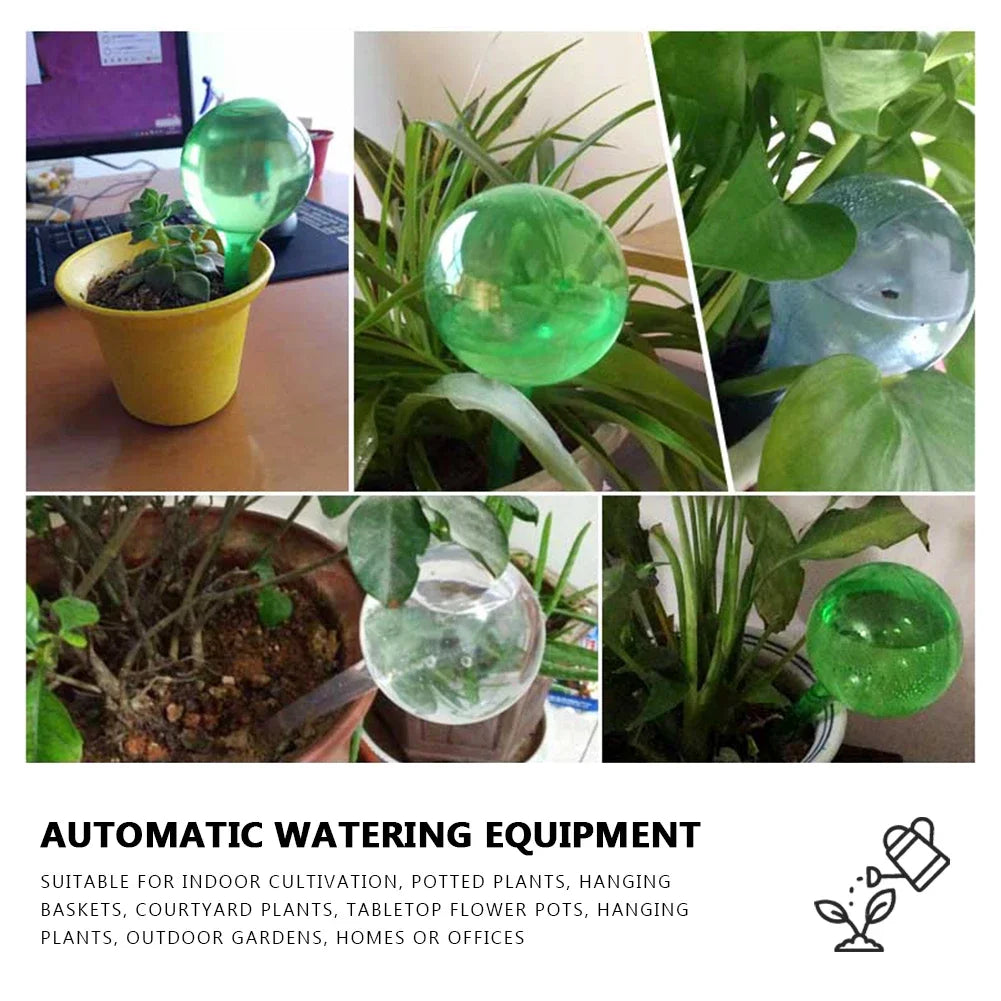 10PCS Automatic Plant Watering Bulbs Shape Flower Plant Water Dripper Lightweight Houseplant Device Drip Irrigation System - NJPH Best Selling 