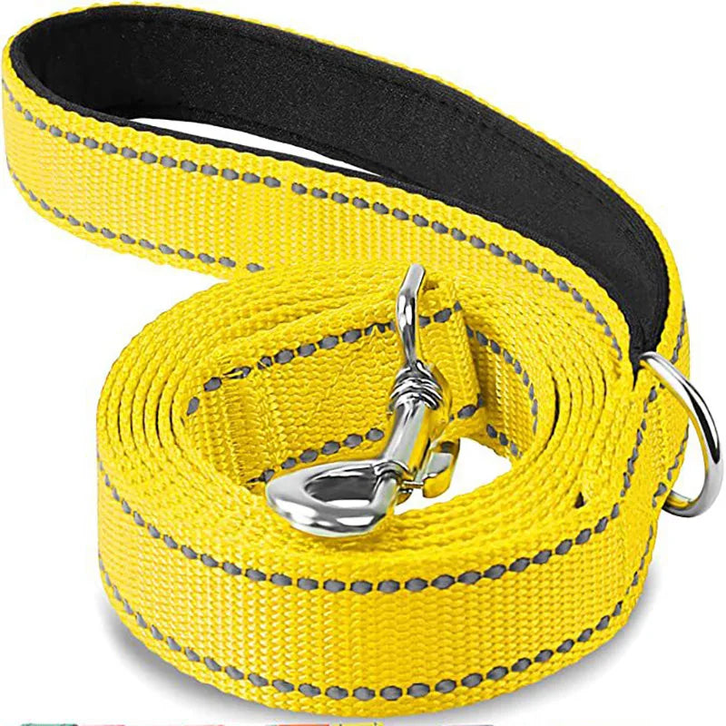 Night Reflection Dog Pet Towing Rope 1.2/1.5/1.8m Guard Rope Pet Walking Training Leash Cats Dogs Harness Collar Lead Strap - NJPH Best Selling 