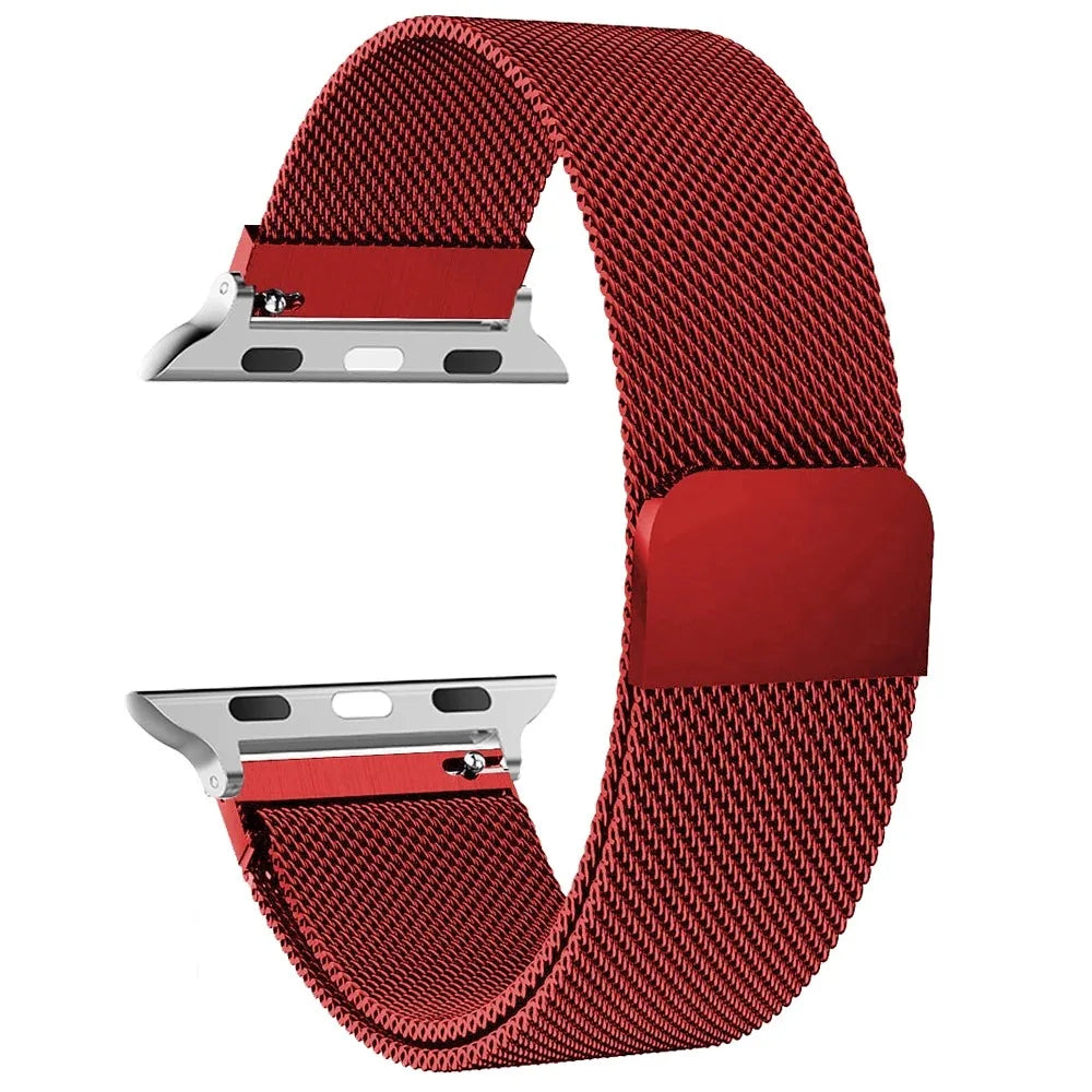 Magnetic Strap for Apple Watch bands 44mm 40mm 49mm 45mm 41mm 42mm 38mm 45 mm Metal bracelet iwatch series 3 6 7 8 9 SE ultra 2 - NJPH Best Selling 