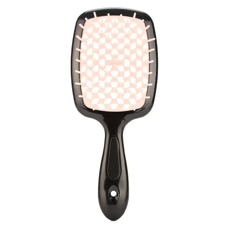 Tangled Hair Brush Detangling Hair Brush Massage Brush Hollow Out Wet Curly Hair Brushes Barber Comb Salon Hair Styling Tools