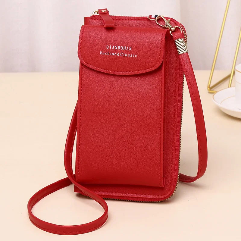 Girl Women Wallet Shoulder Mini Leather Bags Straps Mobile Phone Big Card Holders Wallet Handbag Money Pockets Girls Small Bags - NJPH Best Selling 