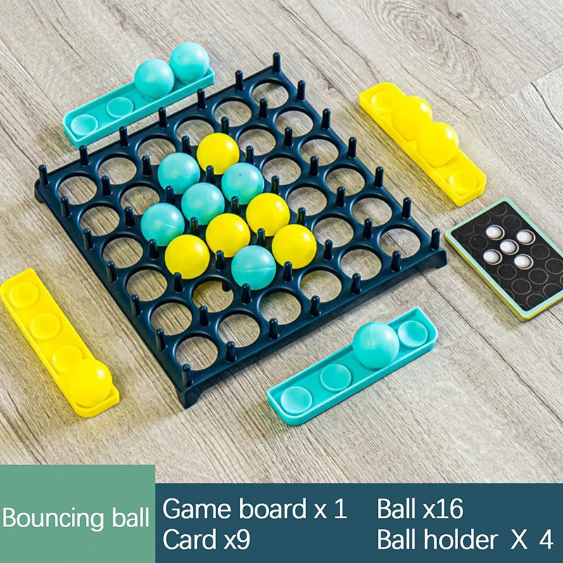 Kids Ball Bouncing Game Parent-child Interaction Board Game Toddler Toss Ball Game Fun Party Game - NJPH Best Selling 