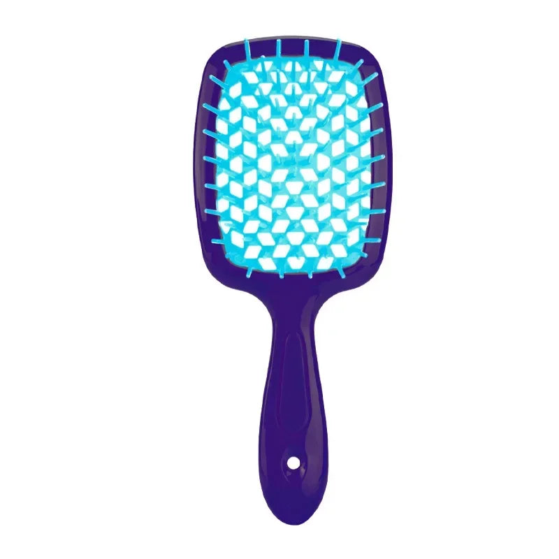 Tangled Hair Brush Detangling Hair Brush Massage Brush Hollow Out Wet Curly Hair Brushes Barber Comb Salon Hair Styling Tools