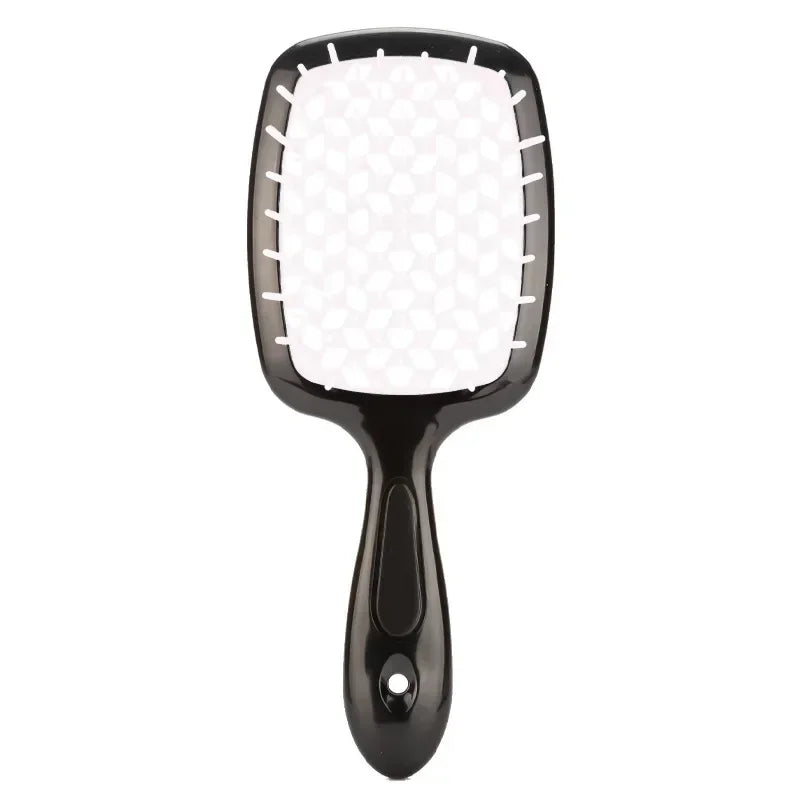 Tangled Hair Brush Detangling Hair Brush Massage Brush Hollow Out Wet Curly Hair Brushes Barber Comb Salon Hair Styling Tools