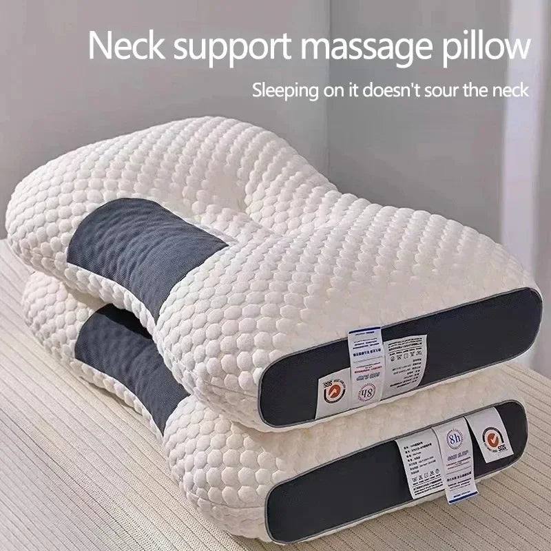 Cervical Orthopedic Neck Pillow Help Sleep And Protect The Pillow Neck Household Soybean Fiber SPA Massage Pillow For Sleeping - NJPH Best Selling 