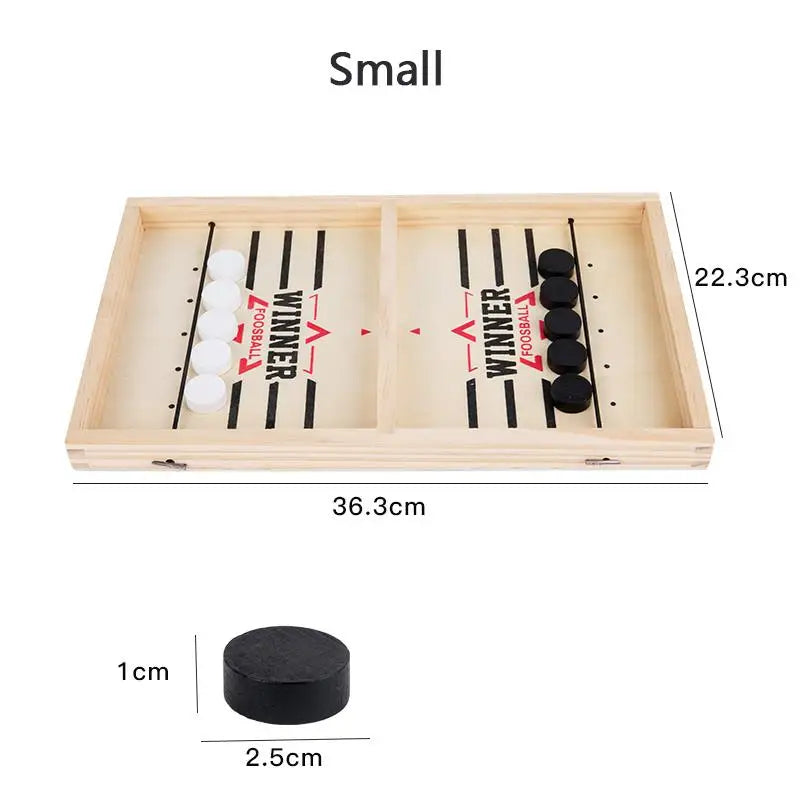 Table Hockey Paced Sling Board Game Fast Winner Party Desktop Battle Chess Adult Parent-child Interactive Child Family - NJPH Best Selling 