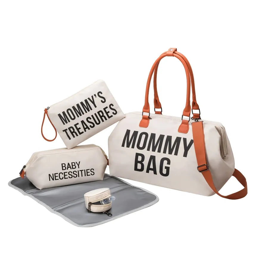 Travel Mommy Bag Portable Maternity Bag Milk Bottle Insulation Bag Large-capacity Mother and Baby Diaper Bag - NJPH Best Selling 