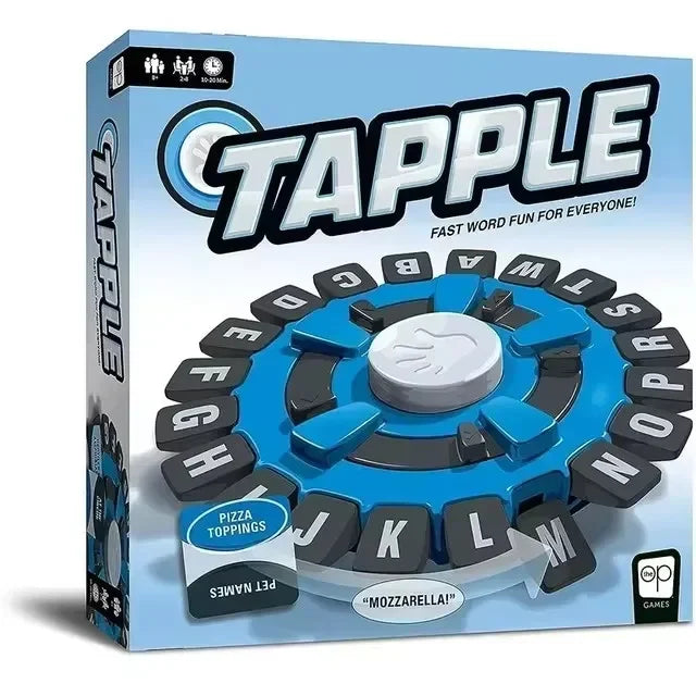 New Basta Spanish Tapple Word Game - English Tapple Games Version Quick Thinking Letter Pressing Board Game