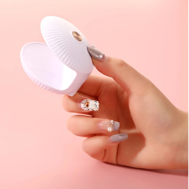 18W Shell Nail Dryer Lamp Mini Single Finger Egg Phototherapy Machine UV Gel Polish Quick Drying Manicure Tools With USB - NJPH Best Selling 