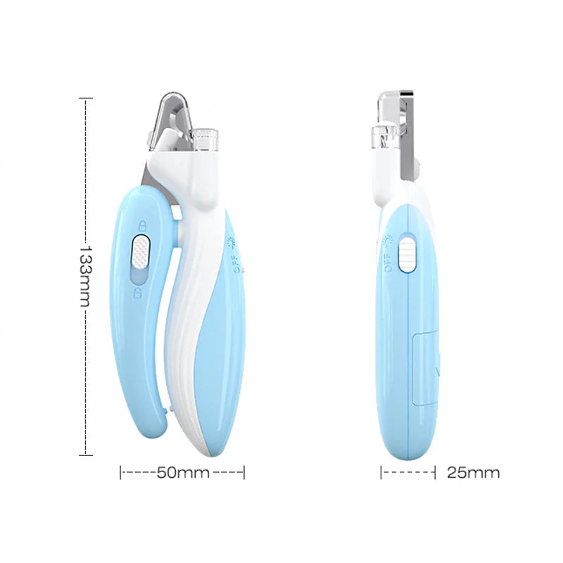 Professional Pet Nail Clippers with Led Light Pet Claw Grooming Scissors for Dogs Cats Small Animals Paw Nail Trimmer Pet Supply - NJPH Best Selling 