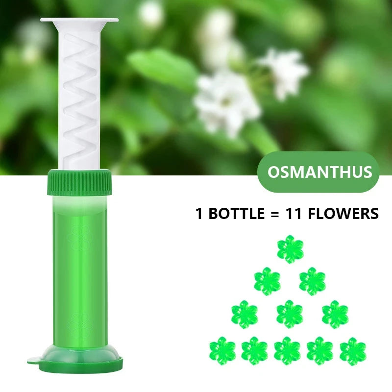 1/2Pcs Flower Toilet Cleaner Gel Syringe Aromatic Drain Toilet Cleaning Detergent Air Freshener Remove Odors Home Bathroom Tools - NJPH Best Selling 