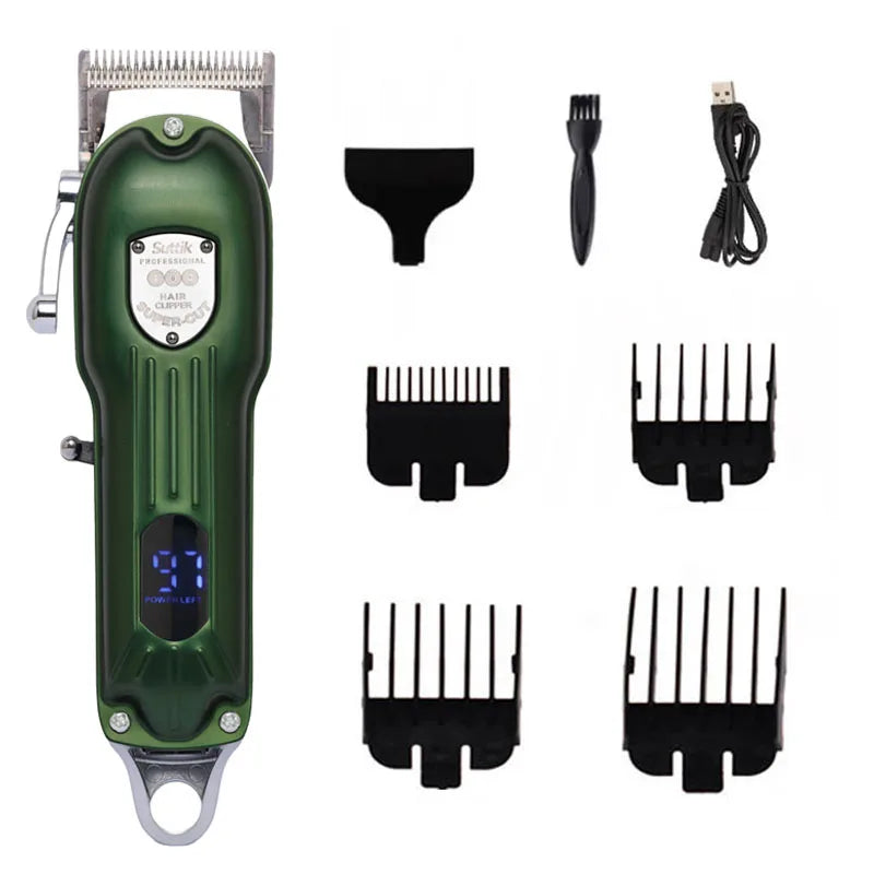 Professional Dog Hair Clipper All Metal Rechargeable Pet Trimmer Cat Shaver Cutting Machine Pets Low Noice Grooming Haircut - NJPH Best Selling 