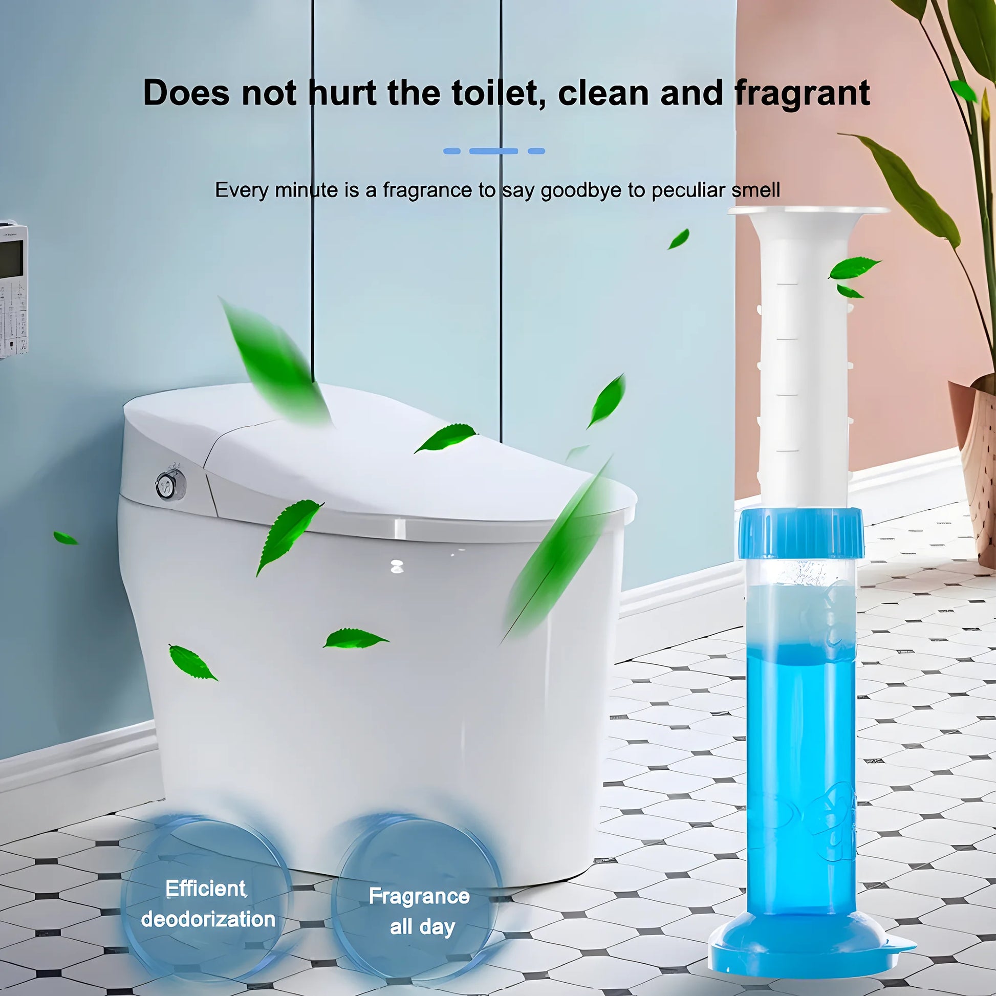 1/2Pcs Flower Toilet Cleaner Gel Syringe Aromatic Drain Toilet Cleaning Detergent Air Freshener Remove Odors Home Bathroom Tools - NJPH Best Selling 