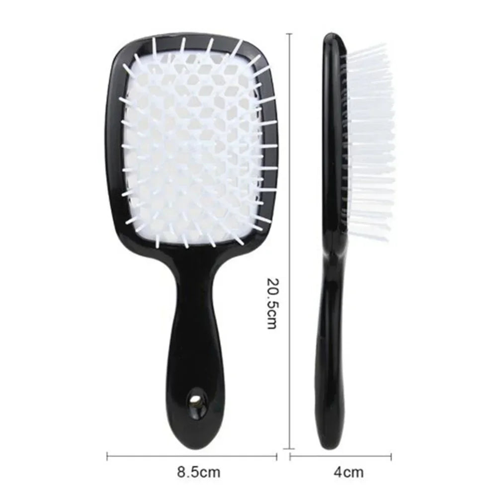 Tangled Hair Brush Detangling Hair Brush Massage Brush Hollow Out Wet Curly Hair Brushes Barber Comb Salon Hair Styling Tools