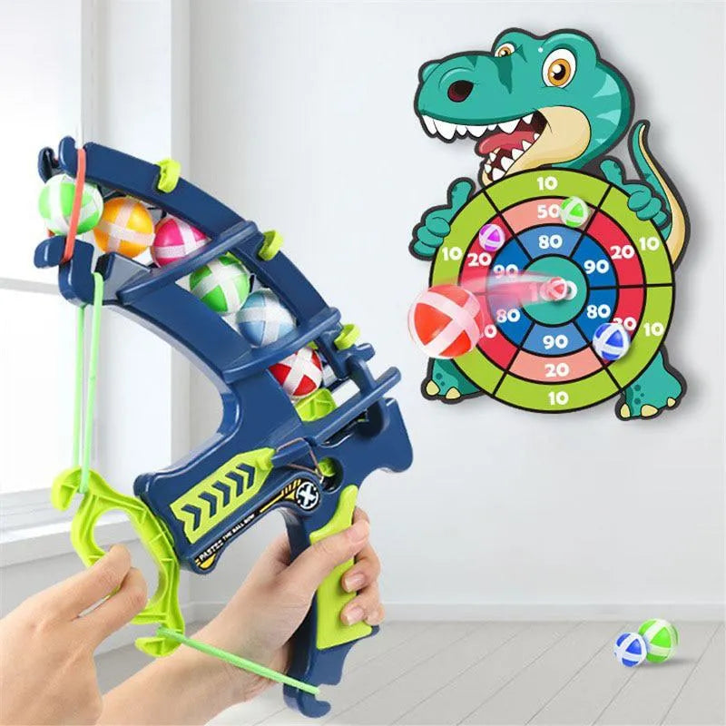 Sport Slingshot Target Sticky Ball Dartboard Basketball Board Games Educational Children's outdoor Game toy - NJPH Best Selling 