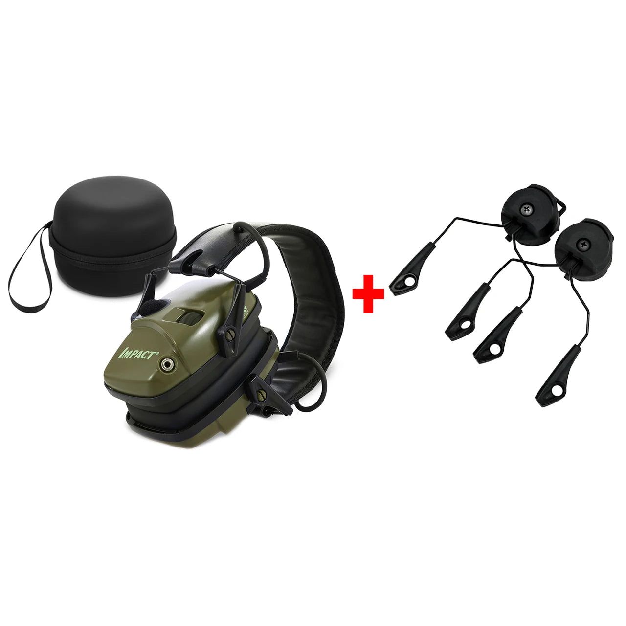 Outdoor Sports Anti-noise Impact Sound Amplification Electronic Shooting Earmuff Tactical Hunting Hearing Protective Headset - NJPH Best Selling 