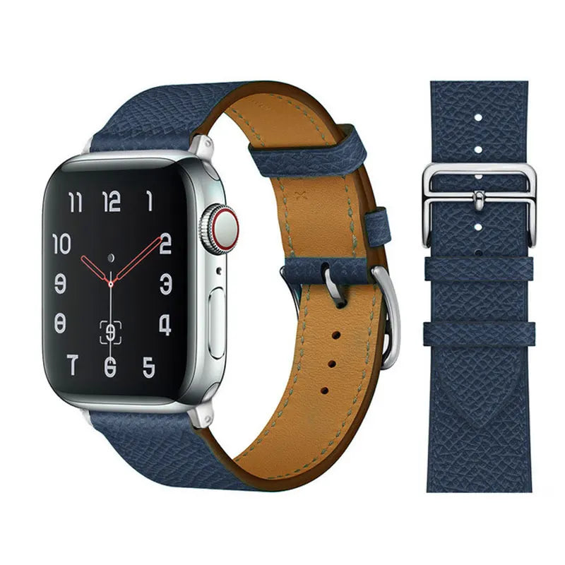 Leather Watch Straps for Apple Watch band 44mm 49mm 45mm 42mm 40mm 41mm 38mm sport bracelet iWatch series Ultra 9-8-7-6-5-4-3-SE - NJPH Best Selling 