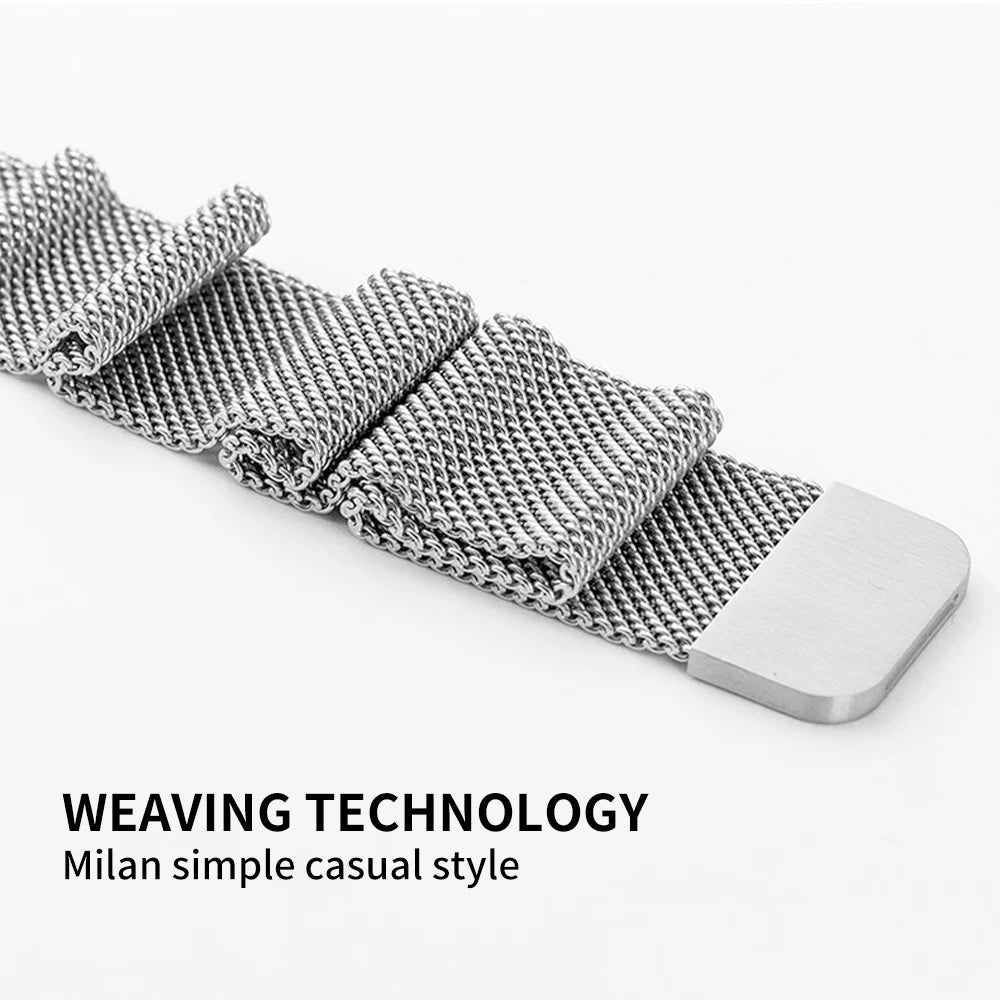 Milanese Strap For Apple Watch Band Ultra 2 49mm 44mm 40mm 45mm 41mm 38mm 44mm Bracelet F or iWatch Series 9 3 6 5 SE 7 8 Strap - NJPH Best Selling 