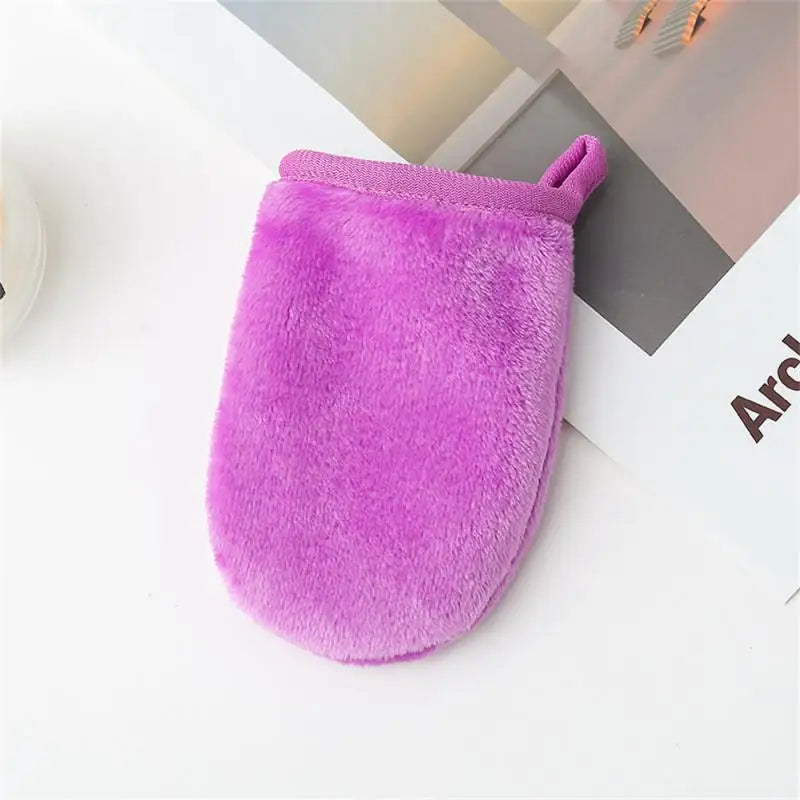 Pieces Professional Microfiber Face Cleansing Gloves Reusable Facial Cloth Pads Makeup Remover Glove Mitts Tool Unisex - NJPH Best Selling 