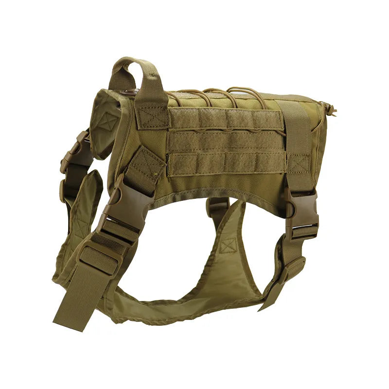 Tactical Dog Harness Military Training K9 Padded Quick Release Vest Pet Training Dog Harness For Set Small Medium Large Dogs - NJPH Best Selling 