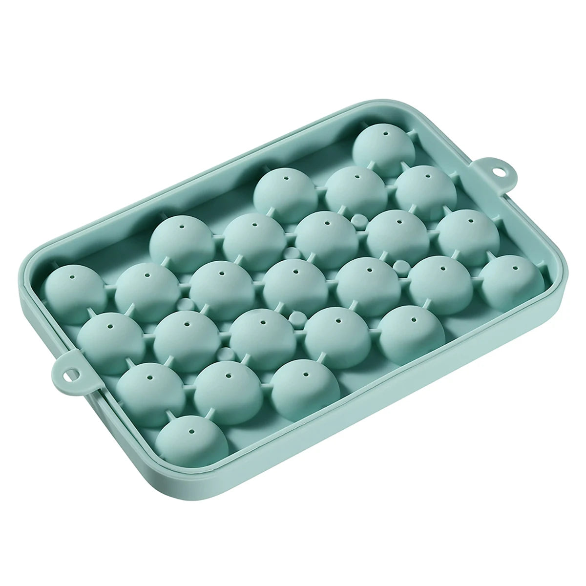 25 Grids Silicone Ice Grid Ball Ice Cube Mold with Cover Ice Storage Box Easy to Demould Bar Home Party Kitchen Tools - NJPH Best Selling 