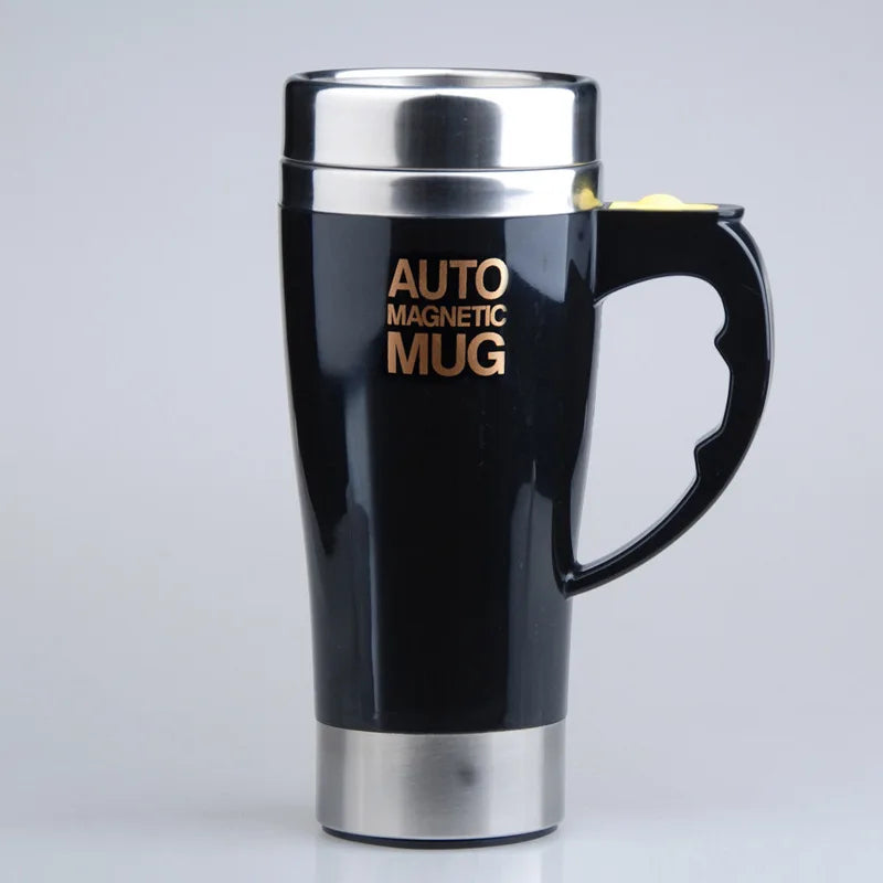 Automatic Self Stirring Magnetic Mug, Electric Auto Magnetic Coffee Mug, Auto Mixing Juice Milk Cup, Stainless Steel, 401-500ml