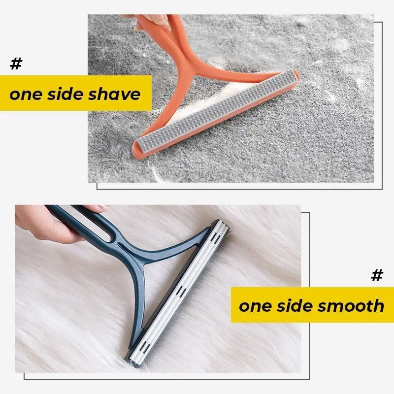 1pc 2in1 Double Sided Pet Hair Remover Lint Remover Clean Tool Shaver Sweater Cleaner Fabric Shaver Scraper For Clothes Carpet - NJPH Best Selling 