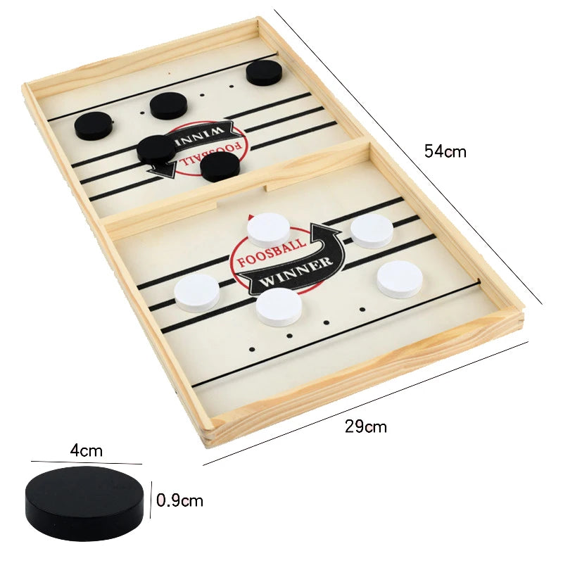 Table Hockey Paced Sling Board Game Fast Winner Party Desktop Battle Chess Adult Parent-child Interactive Child Family - NJPH Best Selling 