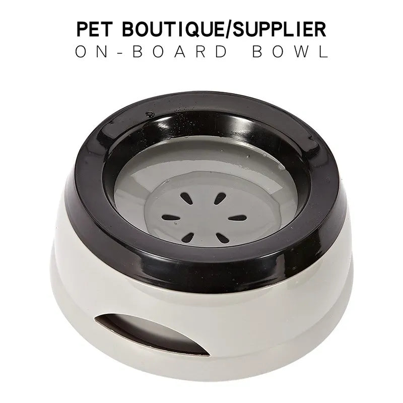 Pet Dog Bowls Floating Not Wetting Mouth Cat Bowl No Spill Drinking Water Feeder Plastic Portable Dog Bowl dog accessories - NJPH Best Selling 